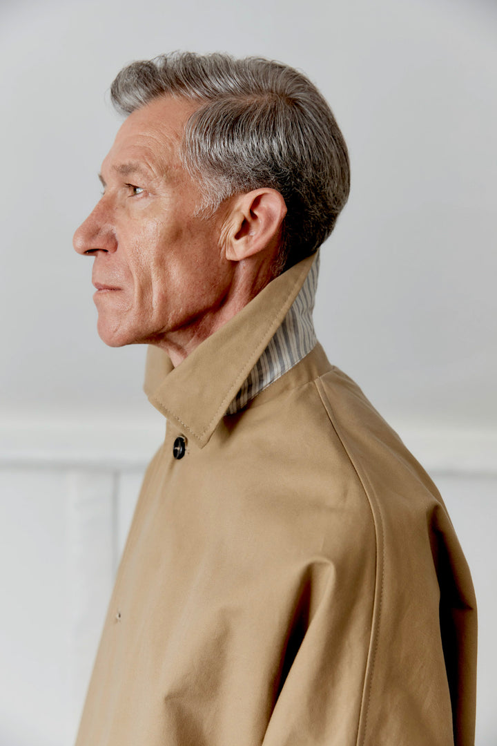 BRITISH COTTON GABARDINE FARO MAC
