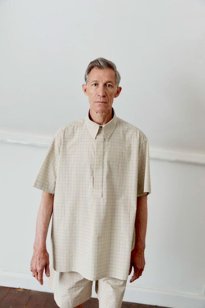 JAPANESE COTTON SEERSUCKER ELVAS SHIRT