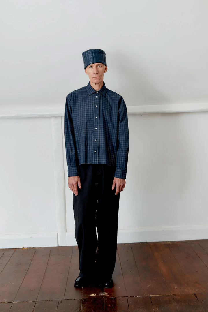 JAPANESE COTTON SEERSUCKER DENNIS SHIRT