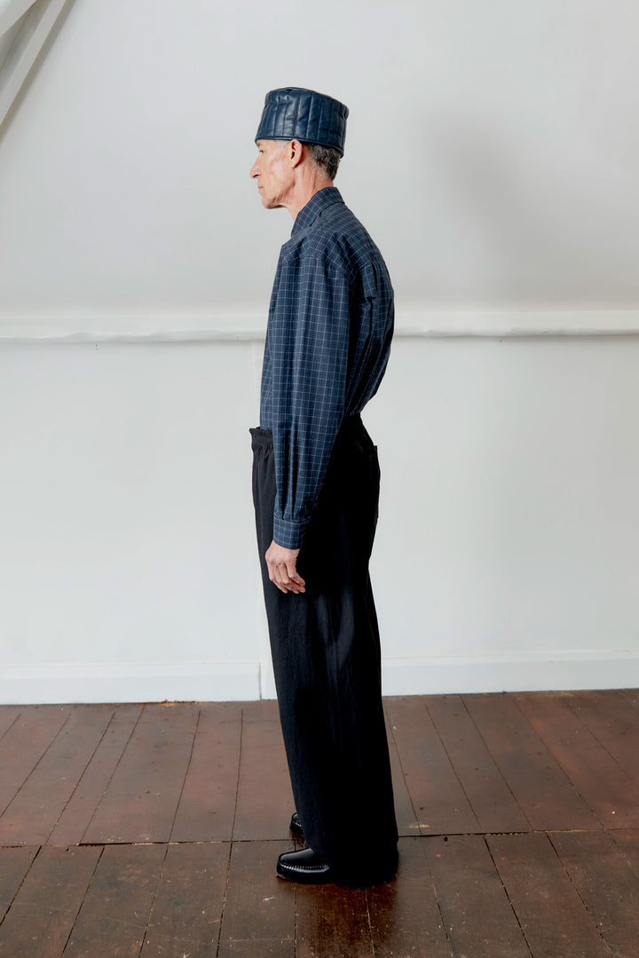 JAPANESE COTTON SEERSUCKER DENNIS SHIRT