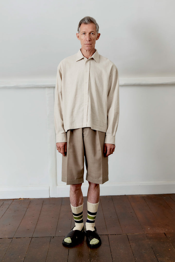 JAPANESE HAND DYED COTTON DENNIS SHIRT