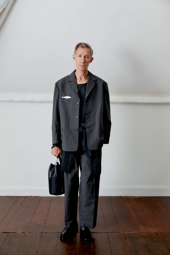 JAPANESE COTTON/LINEN SID BLAZER