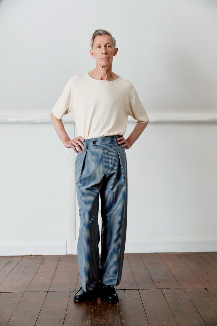Japanese Typewriter Cotton Silas Trouser