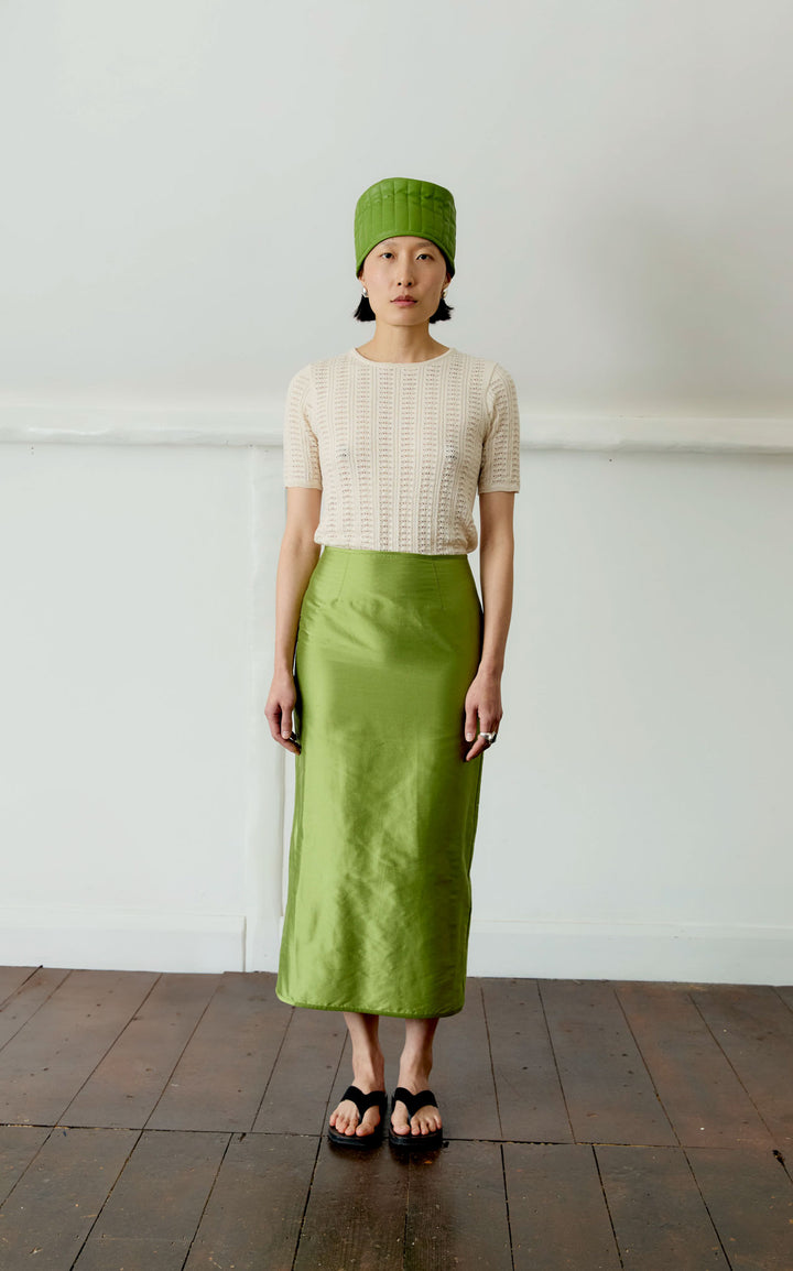 SILK DUPION SADIE SKIRT
