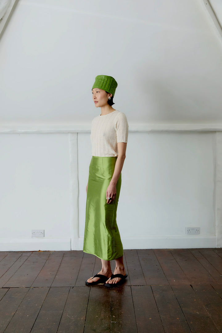 SILK DUPION SADIE SKIRT