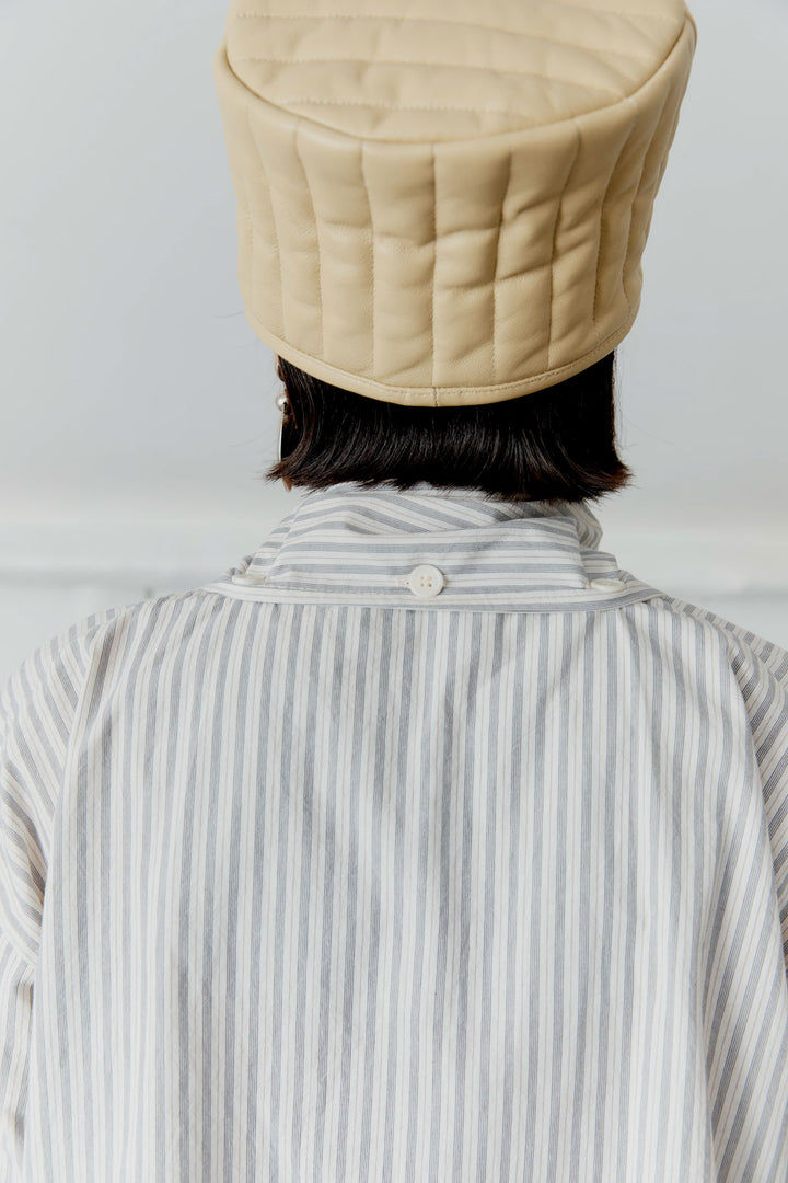 JAPANESE WASHED TYPEWRITER COTTON DOROTHY SHIRT