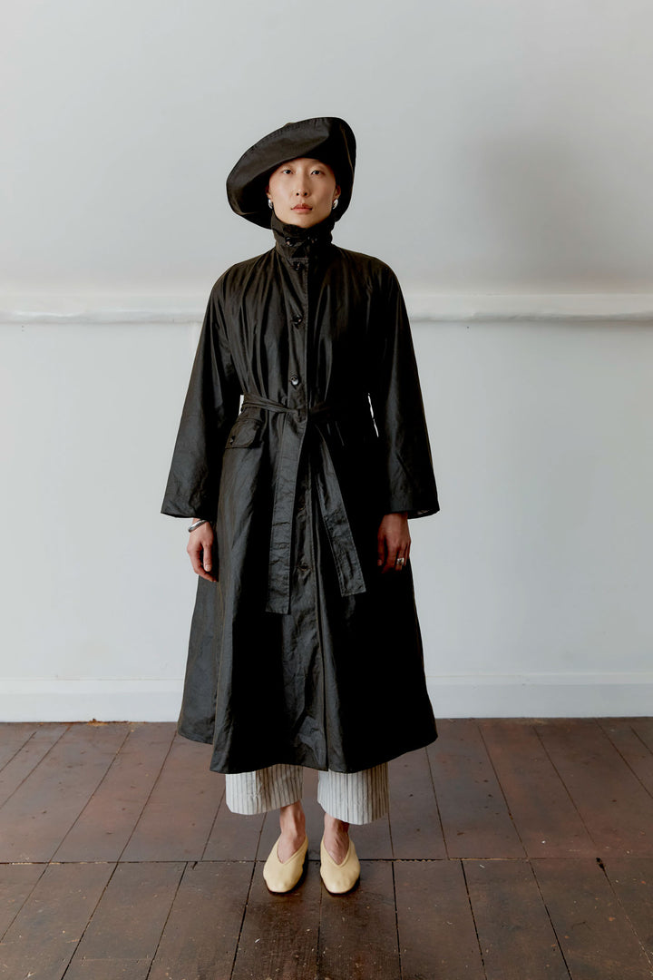BRITISH WAXED OILSKIN KIT TRENCH