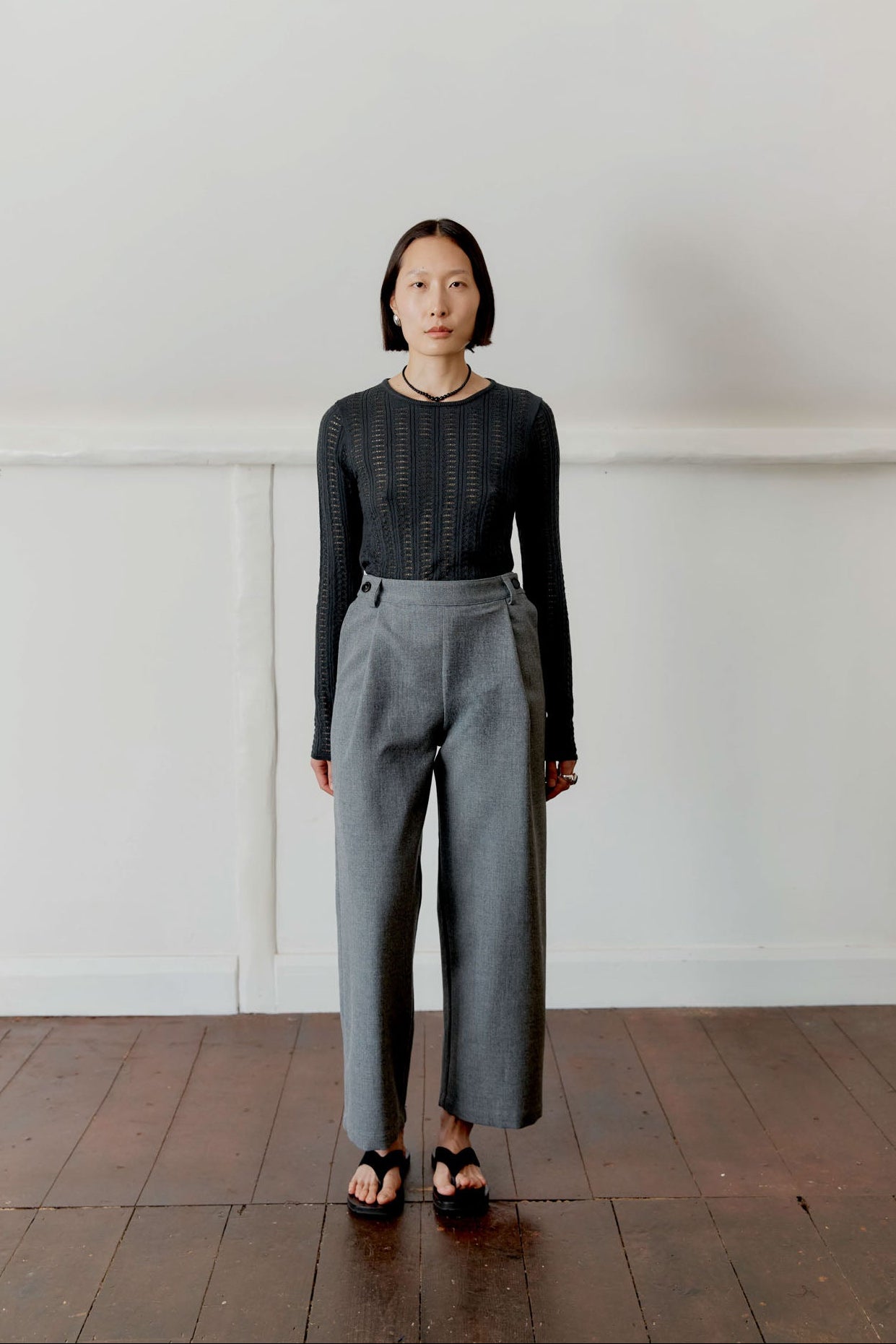BRITISH WOOL GEORGIA TROUSER BRITISH WOOL GEORGIA TROUSER
