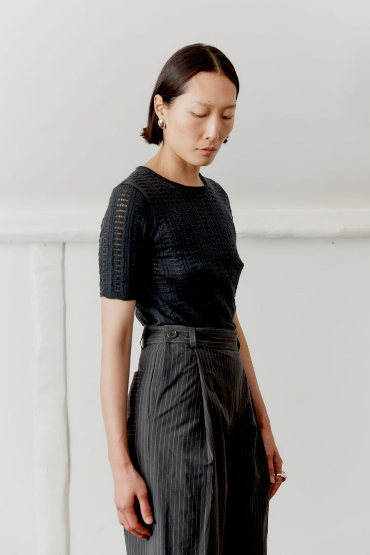 JAPANESE COTTON/LINEN GEORGIA TROUSER