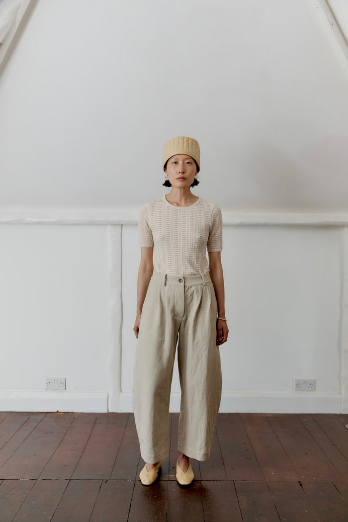 Japanese Cotton/Linen Robyn Trouser