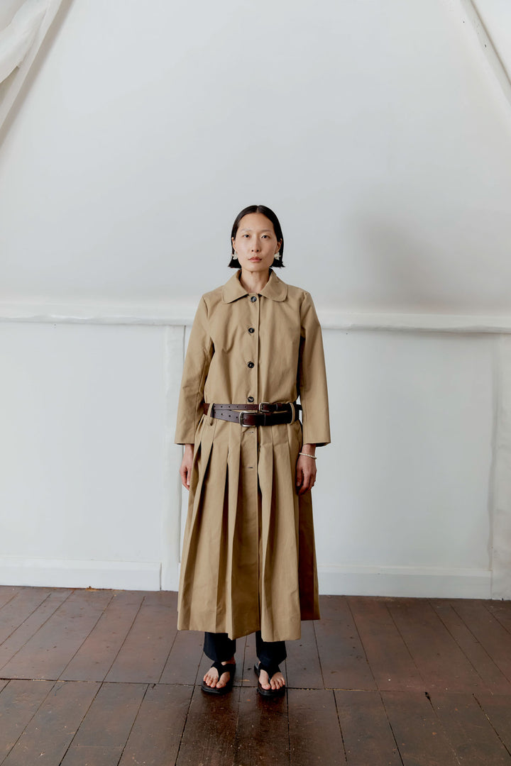 BRITISH COTTON GABARDINE WILLOW COAT