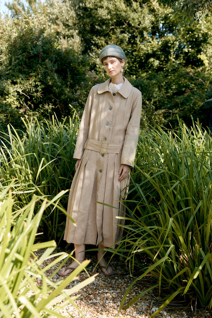 JAPANESE TRIPLE WASH HEMP WILLOW COAT