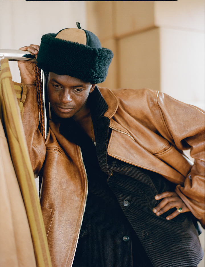 SHEEPSKIN PANEL CAP