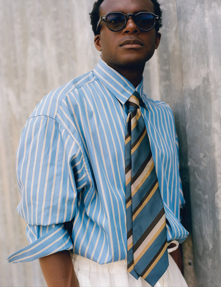 JAPANESE STRIPED SHIRTING DENNIS SHIRT