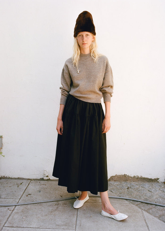Panel Skirt - Black