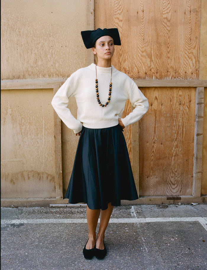 Ballet Skirt - Black Silk