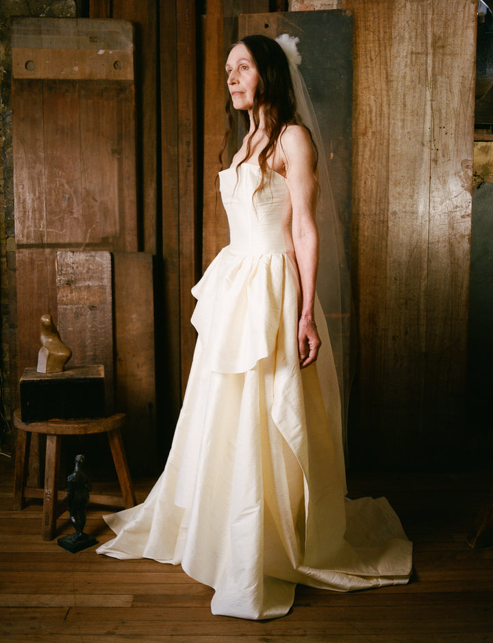 Tulip Dress - Slubbed Dupion