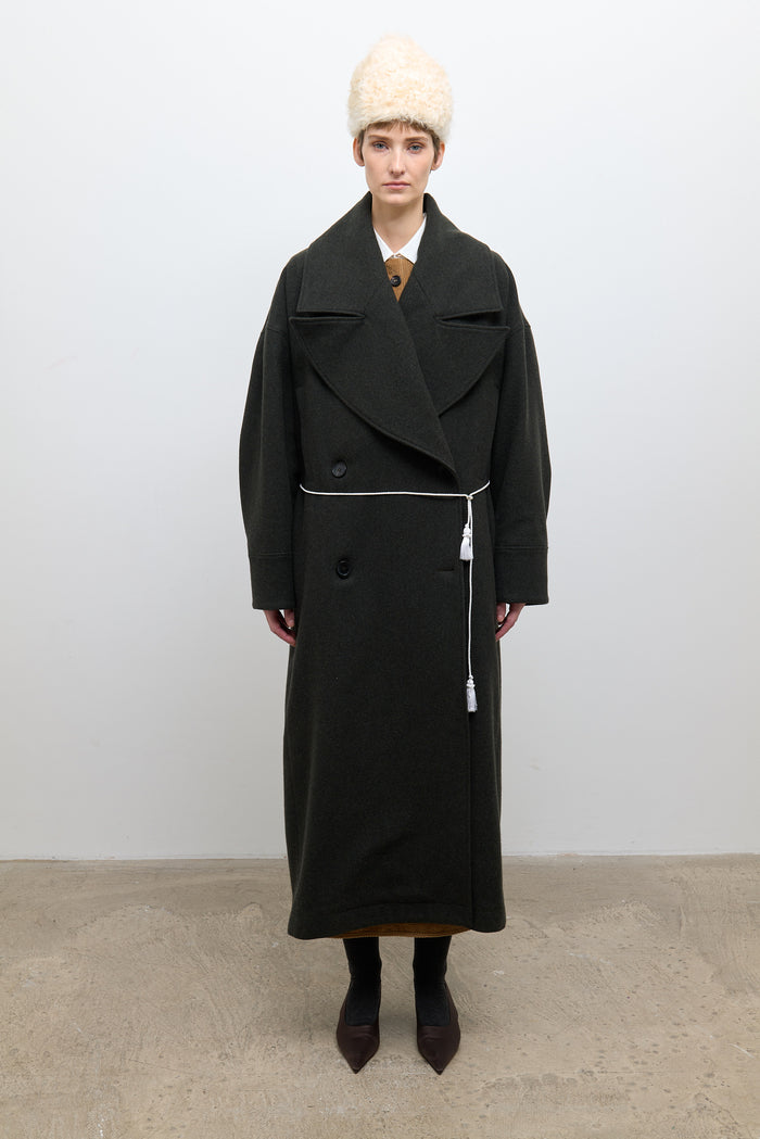 Agnes Coat - Pine Wool