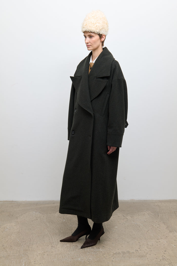 Agnes Coat - Pine Wool