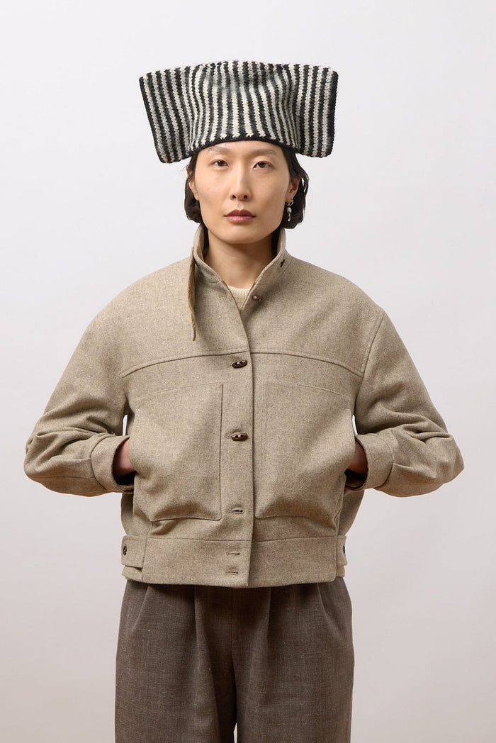 Arden Jacket - Driftwood Wool