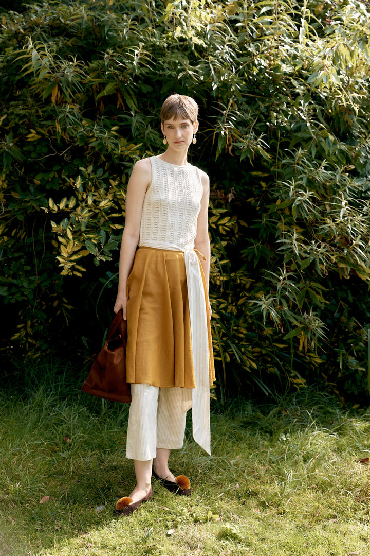 JAPANESE COTTON DYED VOILE BALLET SKIRT