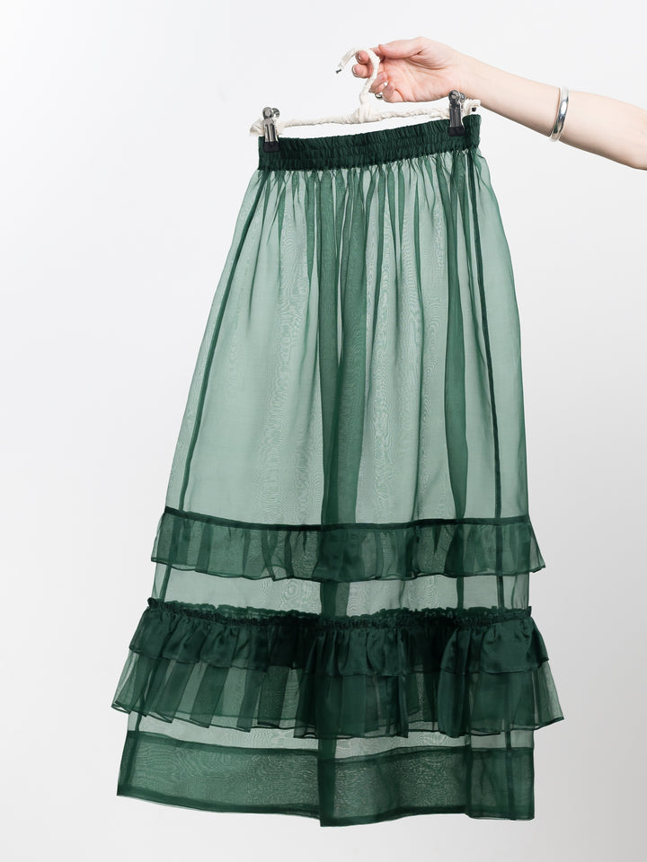SILK ORGANZA BETSY SKIRT