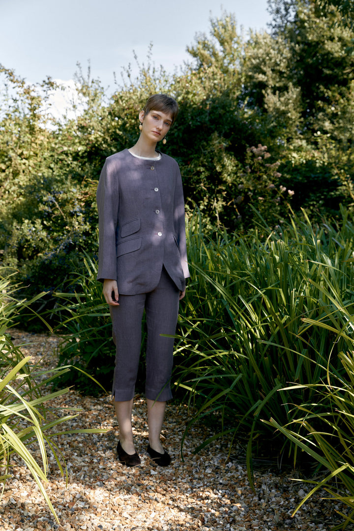 JAPANESE TRIPLE WASH HEMP CONSTANCE JACKET