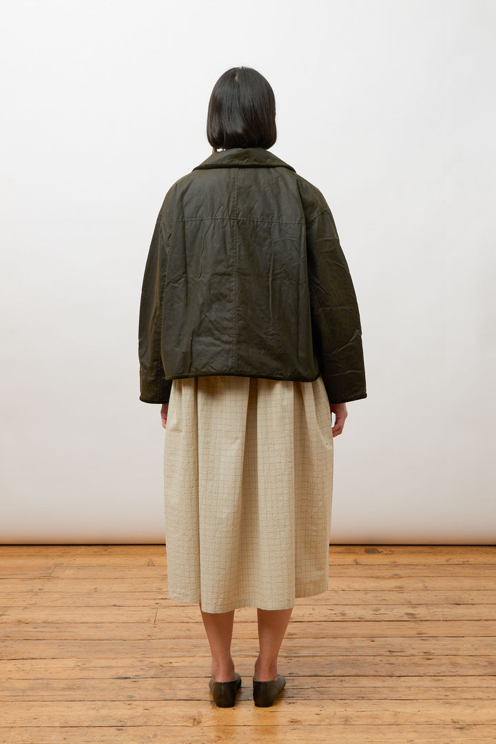 BRITISH WAXED OILSKIN FLYING JACKET