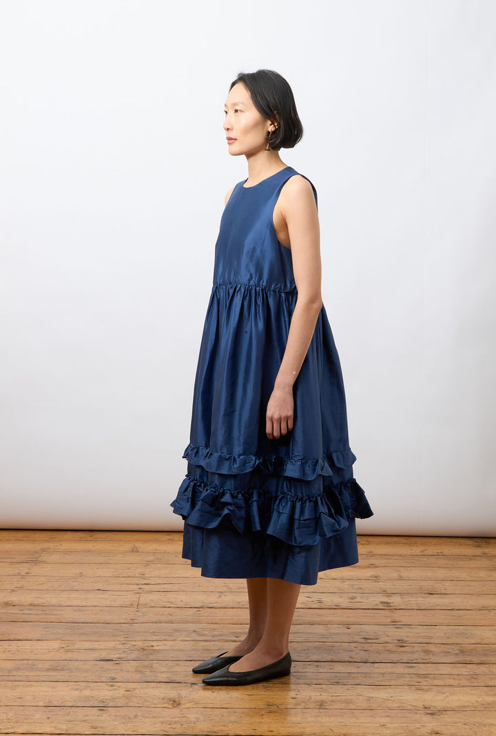 SILK DUPION GENEVIEVE DRESS