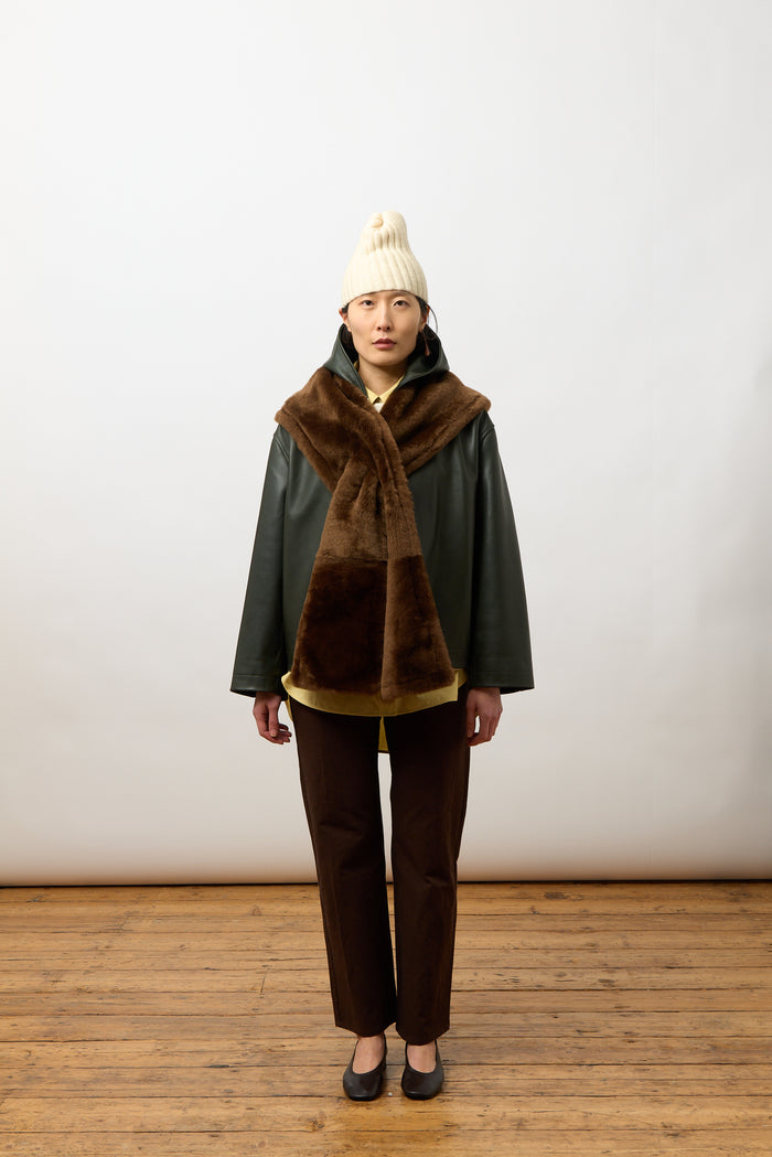 Stole - Walnut Shearling