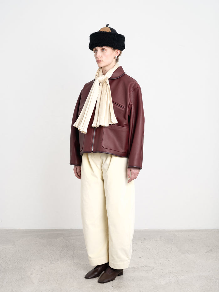 Flying Jacket - Wine Leather