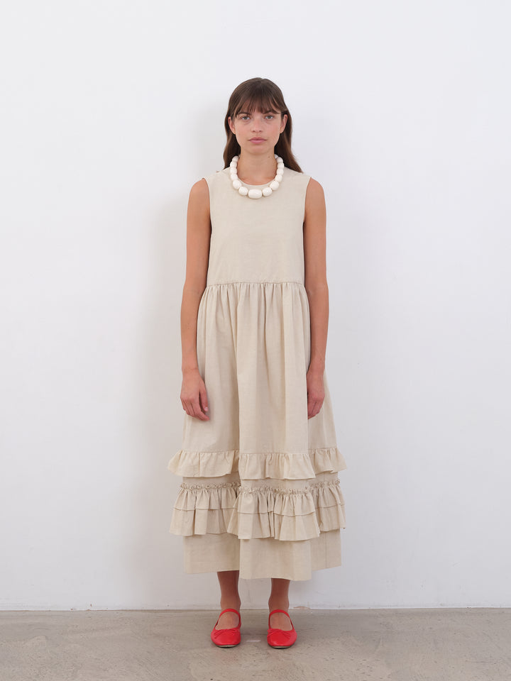 JAPANESE PAPER COTTON GENEVIEVE DRESS