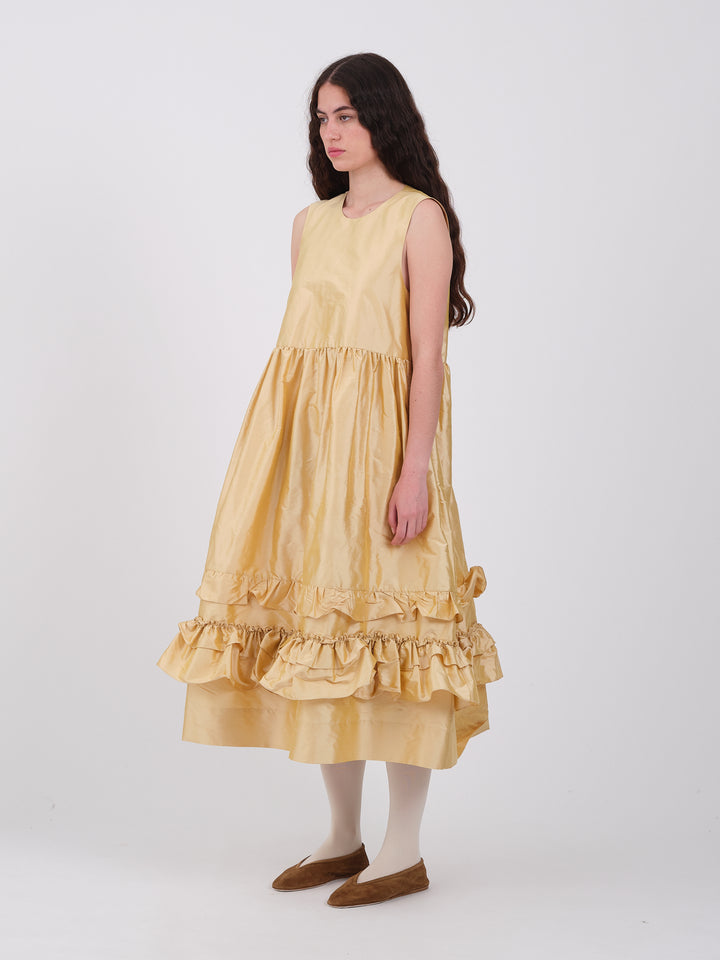 SILK DUPION GENEVIEVE DRESS