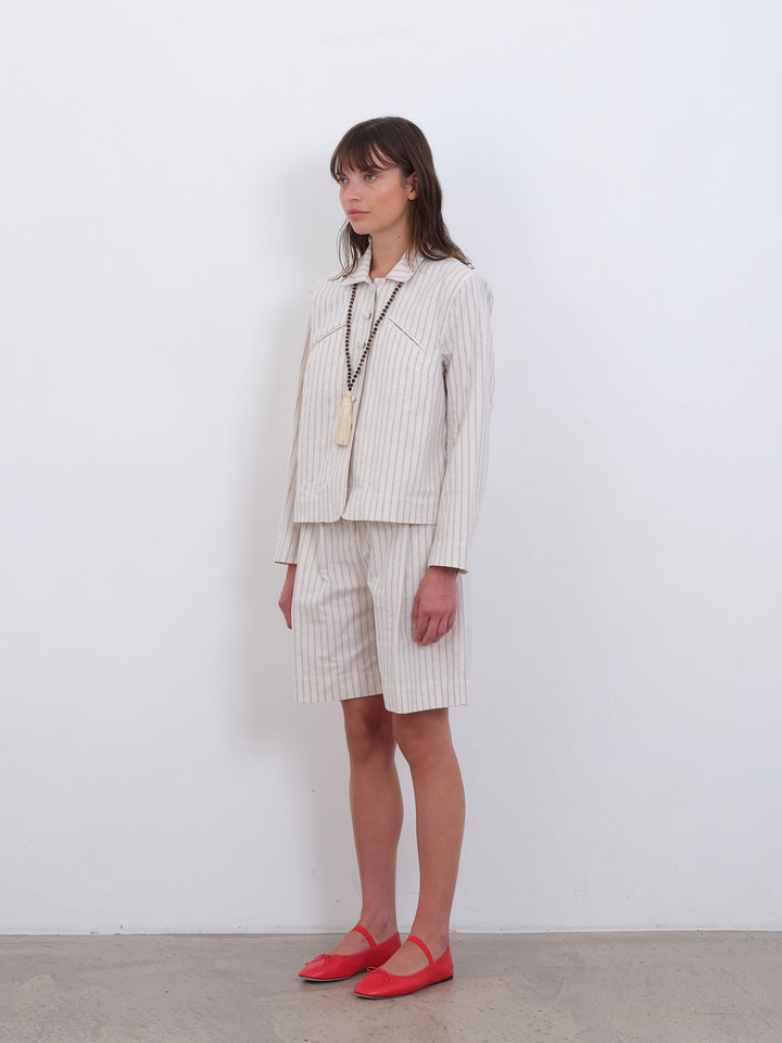 JAPANESE OXFORD COTTON LILLIE JACKET