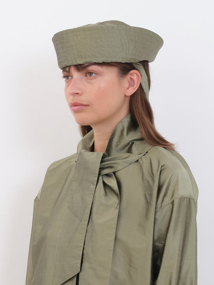 SILK DUPION SAILOR HAT