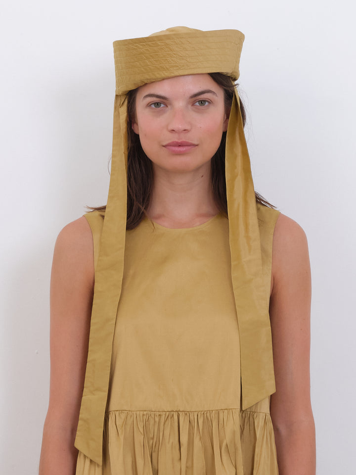 SILK DUPION SAILOR HAT