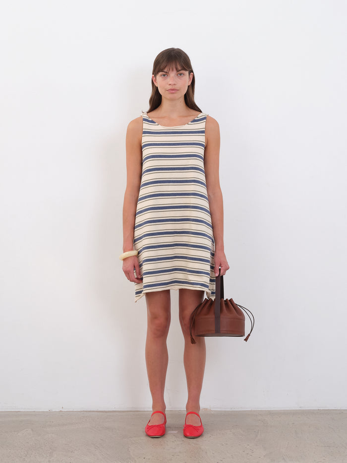 Cotton Striped Knit Thea Dress