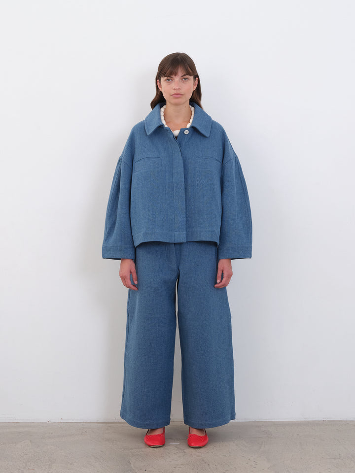 JAPANESE WASHED SASHIKO WESLEY JACKET