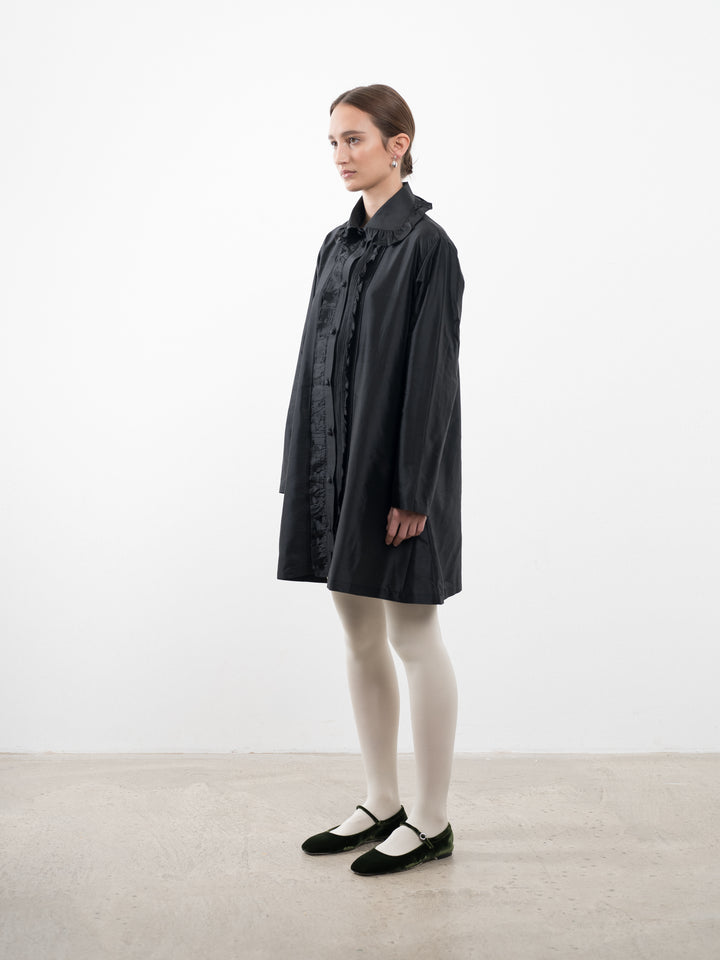 SILK DUPION LONG SLEEVE DALLAS DRESS