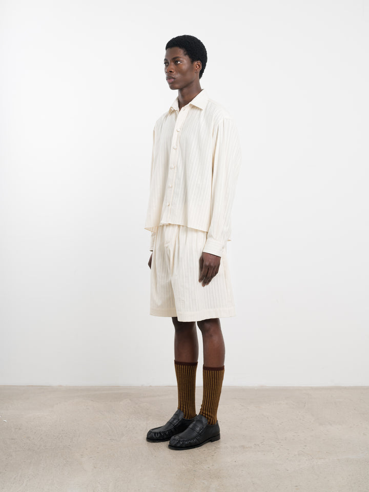JAPANESE EMBROIDERED COTTON DENNIS SHIRT
