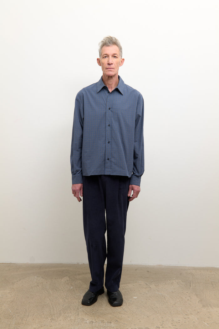 Dennis Shirt - Blue Check