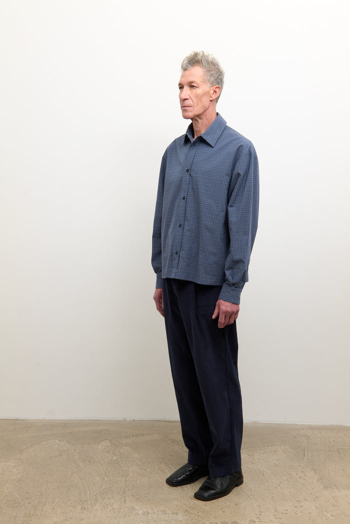 Dennis Shirt - Blue Check