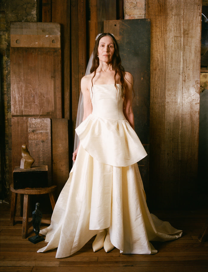 Tulip Dress - Slubbed Dupion