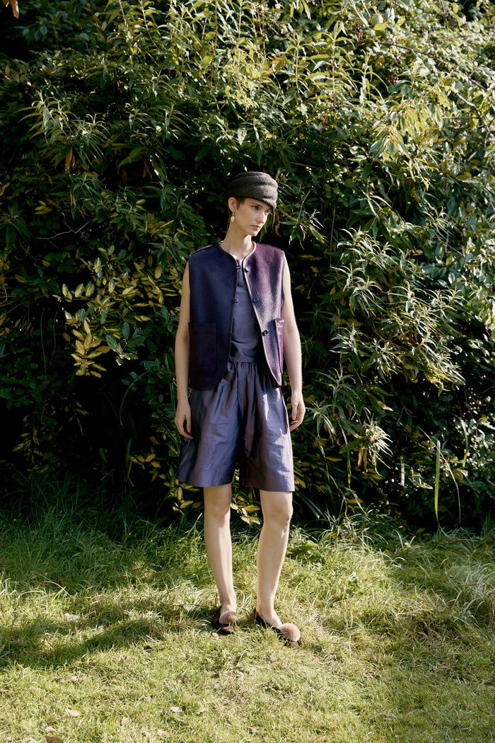 Hair On Hide Leather Ella Vest
