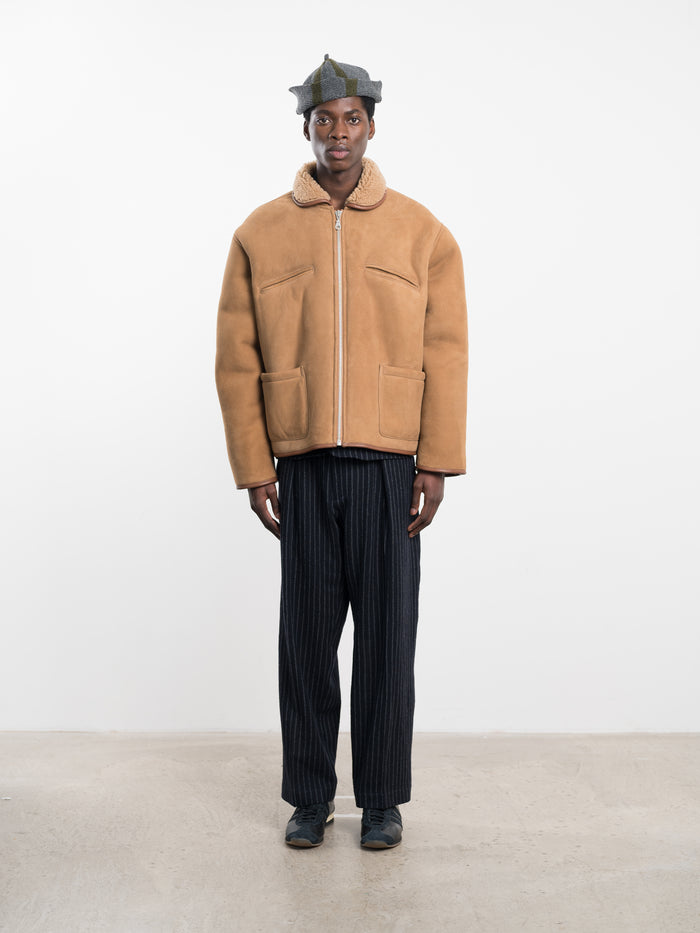 Flying Jacket - Tan Shearling