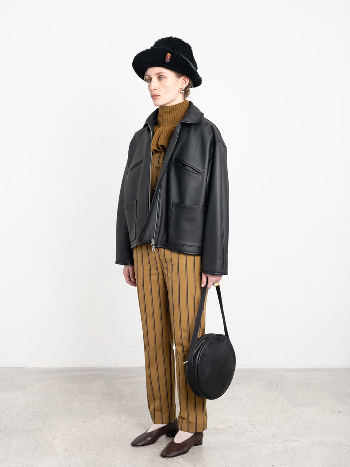 Flying Jacket - Black Leather