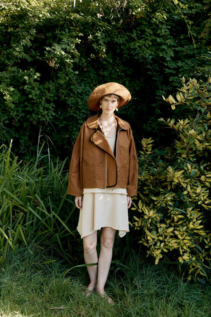 BRITISH WAXED OILSKIN FLYING JACKET