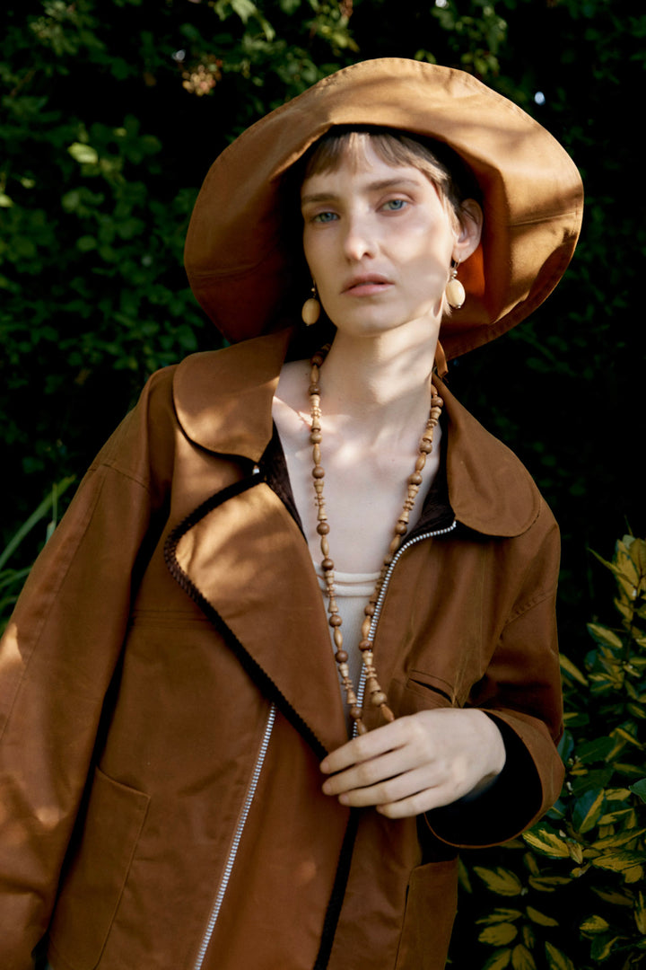 BRITISH WAXED OILSKIN SUNHAT