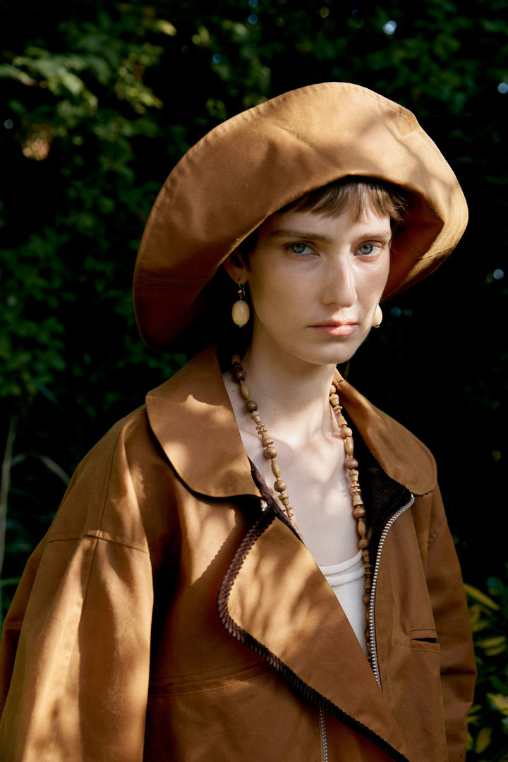 BRITISH WAXED OILSKIN SUNHAT