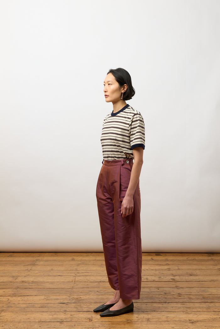 Georgia Trouser - Jam Silk